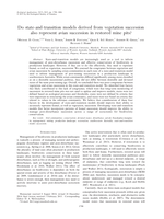 Do state-and-transition models derived from vegetation succession also represent avian succession in restored mine pits?