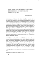 Irish deism and Jefferson's republic: Denis Driscol in Ireland and America, 1793-1810