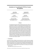 Attention in Convolutional LSTM for Gesture Recognition