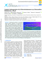 Catalytic Hydrogenation of p-Chloronitrobenzene to p-Chloroaniline Mediated by γ-Mo2N