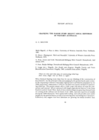 Cranking the parish pump: Recent local histories of Western Australia