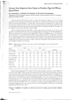 Dietary iron improves iron status in finisher pigs fed wheat-based diets