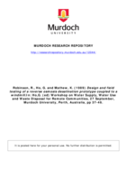 Design and field testing of a reverse osmosis desalination prototype coupled to a windmill