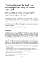 ‘The Farm Beneath the Sand’ – an archaeological case study on ancient ‘dirt’ DNA