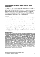 Commercialization approach for Versatile Multi-Crop Planter: Lessons learnt