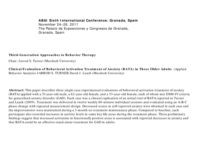 Clinical evaluation of Behavioral Activation Treatment of anxiety (BATA) in three older adults