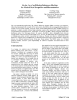On the use of an effective Boltzmann machine for music style recognition and harmonisation