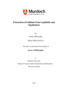 Extraction of lithium from lepidolite and spodumene