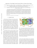 Appearance of the single gyroid network phase in “nuclear pasta” matter