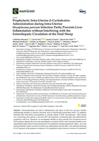 Prophylactic Intra-Uterine β-Cyclodextrin Administration during Intra-Uterine Ureaplasma parvum Infection Partly Prevents Liver Inflammation without Interfering with the Enterohepatic Circulation of the Fetal Sheep