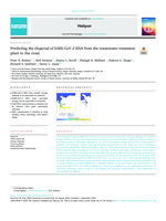 Predicting the dispersal of SARS-CoV-2 RNA from the wastewater treatment plant to the coast