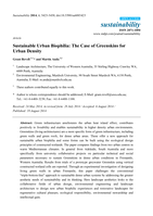 Sustainable urban biophilia: The case of greenskins for urban density