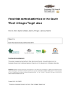 Feral fish control activities in the South West Linkages Target Area
