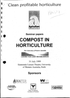 Composts and their potential contribution to disease control in horticulture
