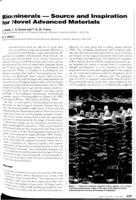 Biominerals - source and inspiration for novel advanced materials
