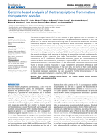 Genome-based analysis of the transcriptome from mature chickpea root nodules