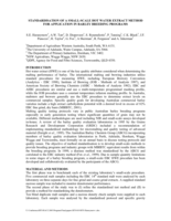 Standardization of a small-scale hot water extract method for application in barley breeding programs