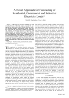 A novel approach for forecasting of residential, commercial and industrial electricity loads
