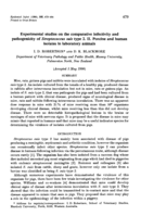 Experimental studies on the comparative infectivity and pathogenicity of Streptococcus suis type 2. II. Porcine and human isolates in laboratory animals