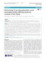 Dual-energy X-ray absorptiometry scans accurately predict differing body fat content in live sheep