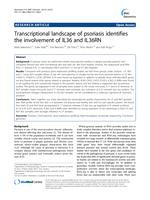 Transcriptional landscape of psoriasis identifies the involvement of IL36 and IL36RN