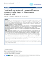Small-scale transcriptomics reveals differences among gonadal stages in Asian seabass (Lates calcarifer)