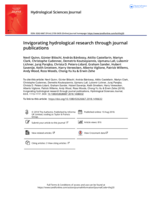 Invigorating hydrological research through journal publications