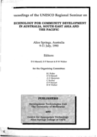 Communal ablutions facility for aboriginal outstations