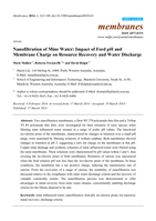 Nanofiltration of mine water: Impact of feed pH and membrane charge on resource recovery and water discharge
