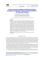 Preservice teachers’ confidence and preferred teaching strategies using TeachLivE™ Virtual Learning Environment: A two-step cluster analysis