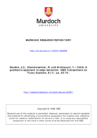 A geometric approach to edge detection