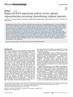 Single-cell RNA sequencing analysis reveals alginate oligosaccharides preventing chemotherapy-induced mucositis