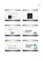 Authentic assessment of authentic tasks