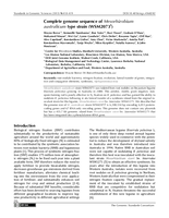 Complete genome sequence of Mesorhizobium australicum type strain (WSM2073T)
