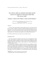 Bos indicus cattle can maintain feed intake and fat reserves in response to heat stress better than Bos taurus cattle