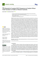 The potential of Landsat NDVI sequences to explain wheat yield variation in fields in Western Australia