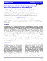 Chestnut polysaccharides benefit spermatogenesis through improvement in the expression of important genes