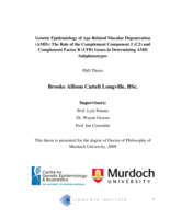 Genetic Epidemiology of Age-Related Macular Degeneration (AMD): The Role of the Complement Component 2 (C2) and Complement Factor B (CFB) Genes in Determining AMD Subphenotypes