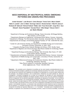 Seed dispersal by neotropical birds: Emerging patterns and underlying processes