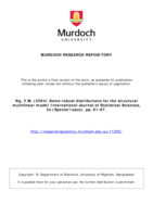 Some robust distributions for the structural multilinear model