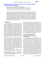 Thermodynamic stability and structures of iron chloride surfaces: A first-principles investigation