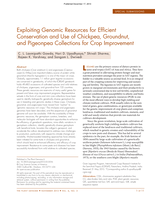 Exploiting genomic resources for efficient conservation and use of Chickpea, Groundnut, and Pigeonpea collections for crop improvement