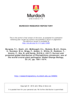 Current and projected global distribution of Phytophthora cinnamomi, one of the world's worst plant pathogens