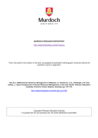 Human Resource Management in Malaysia