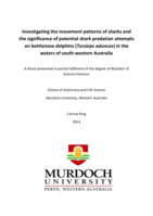 Investigating the movement patterns of sharks and the significance of potential shark predation attempts on bottlenose dolphins (Tursiops aduncus) in the waters of south-western Australia