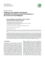 Indigenous Aeta Magbukún self-identity, social-political structures, and self-determination at the local level in the Philippines