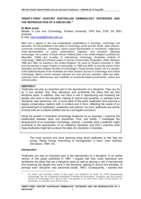 Twenty-first Century Australian criminology textbooks and the reproduction of a discipline.(1)