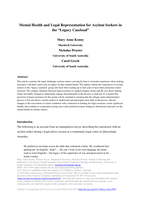 Mental health and legal representation for asylum seekers in the ‘legacy caseload’