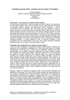 Investigating cetacean health – guidelines and case studies in WA dolphins