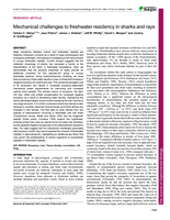 Mechanical challenges to freshwater residency in sharks and rays